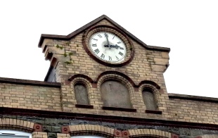 The clock supplied by J. W. Benson for the Co-Operative Industrial Provident Society’s premises in Abertillery; By kind permission of Graham Bennet